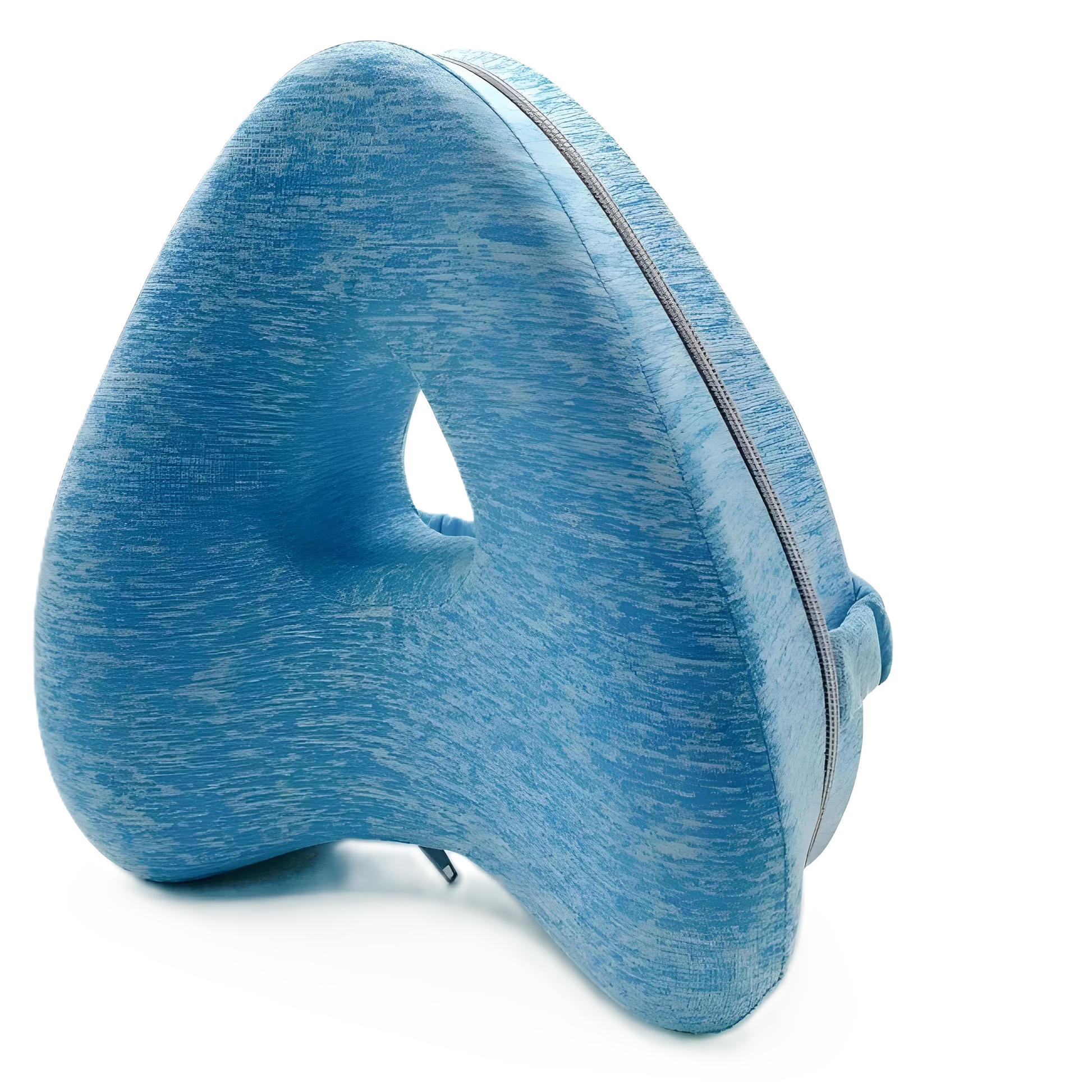 Cuscino gambe azzurro cielo