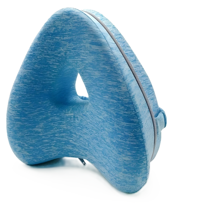 Cuscino gambe azzurro cielo