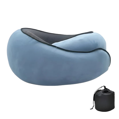 Cuscino viaggio azzurro