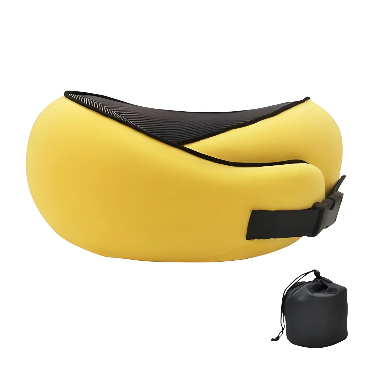 Cuscino viaggio giallo
